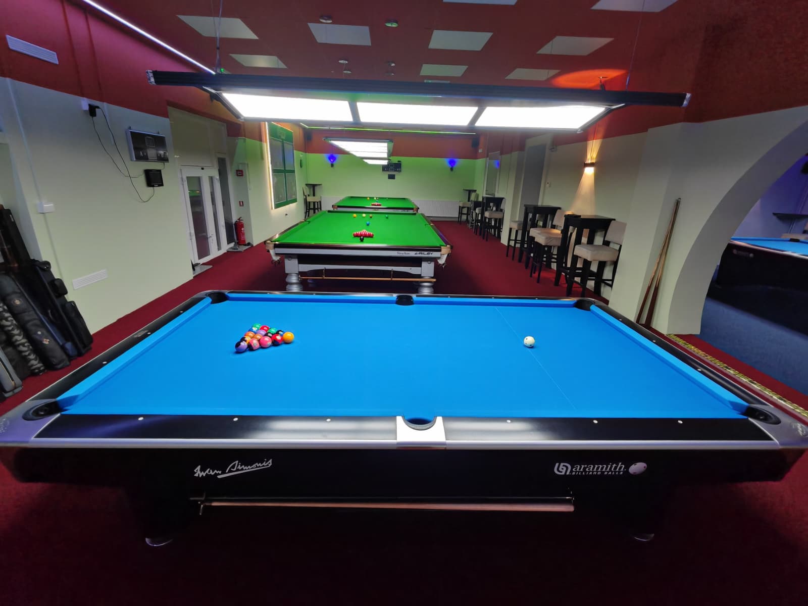 Novi prostor kluba – pool i snooker stolovi